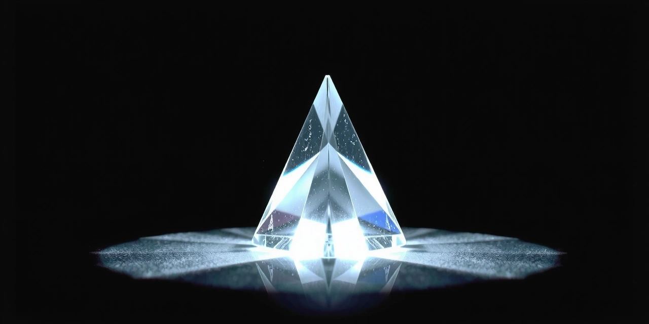 Lichtbrechung durch Prisma